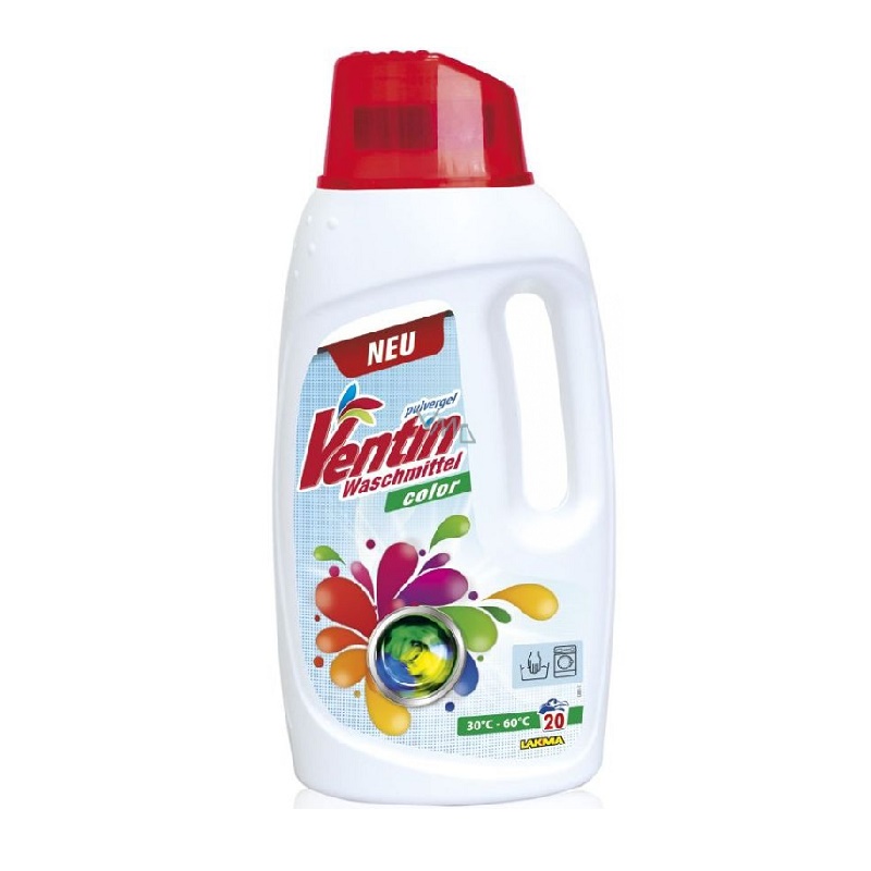 Ventin Color 2v1 prací gel na barevné prádlo 20 dávek 1,4 l